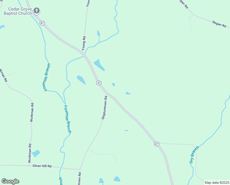map of restaurants, bars, coffee shops, grocery stores, and more near North Carolina 47 in Lexington