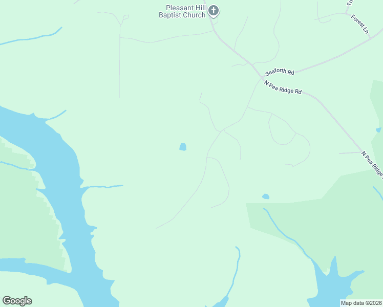 map of restaurants, bars, coffee shops, grocery stores, and more near 2540 Seaforth Road in Pittsboro