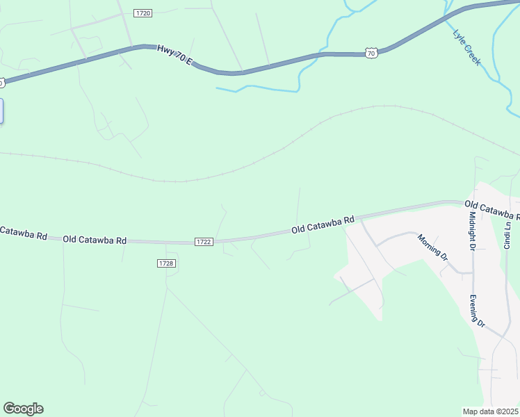 map of restaurants, bars, coffee shops, grocery stores, and more near 3808 Old Catawba Road in Claremont