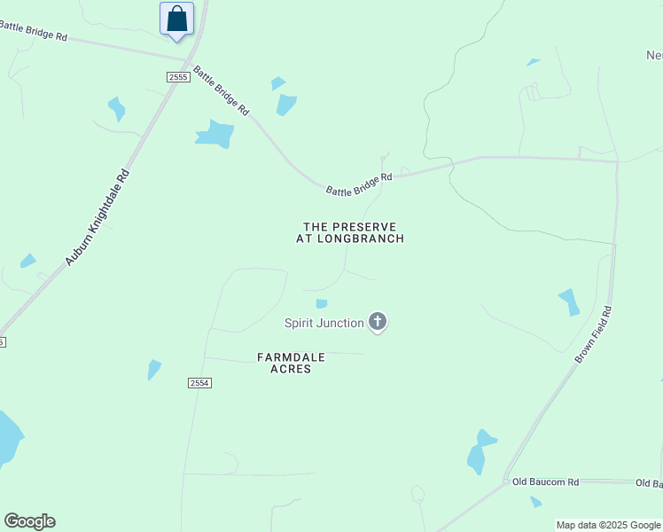 map of restaurants, bars, coffee shops, grocery stores, and more near 3612 Griffice Mill Road in Raleigh