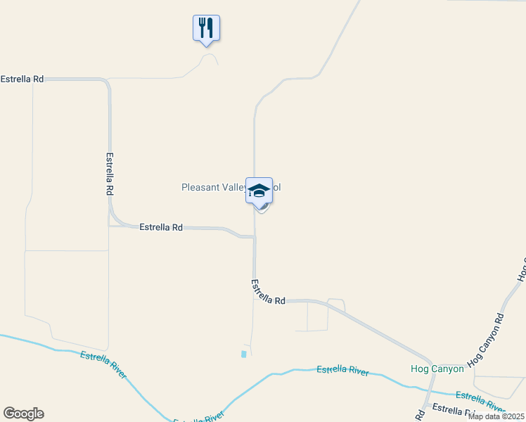 map of restaurants, bars, coffee shops, grocery stores, and more near 7000 Ranchita Canyon Road in San Miguel
