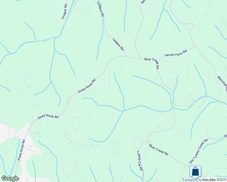 map of restaurants, bars, coffee shops, grocery stores, and more near 99999 Piney Knob Road in Marshall