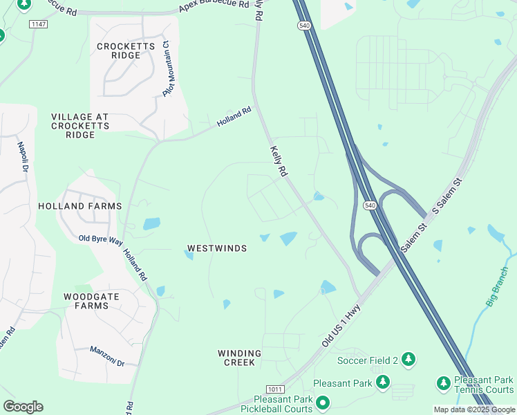 map of restaurants, bars, coffee shops, grocery stores, and more near 2412 Kelly Road in Apex