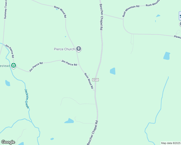 map of restaurants, bars, coffee shops, grocery stores, and more near 1537 Bescher Chapel Road in Trinity