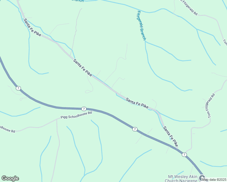 map of restaurants, bars, coffee shops, grocery stores, and more near 2236 Santa Fe Pike in Columbia