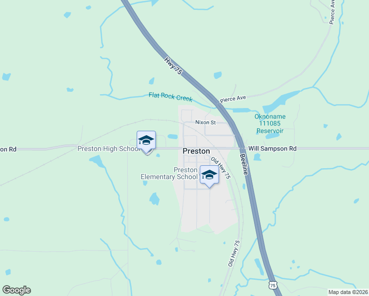 map of restaurants, bars, coffee shops, grocery stores, and more near in Preston