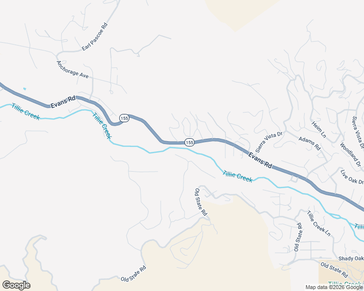map of restaurants, bars, coffee shops, grocery stores, and more near 1246 Evans Road in Wofford Heights
