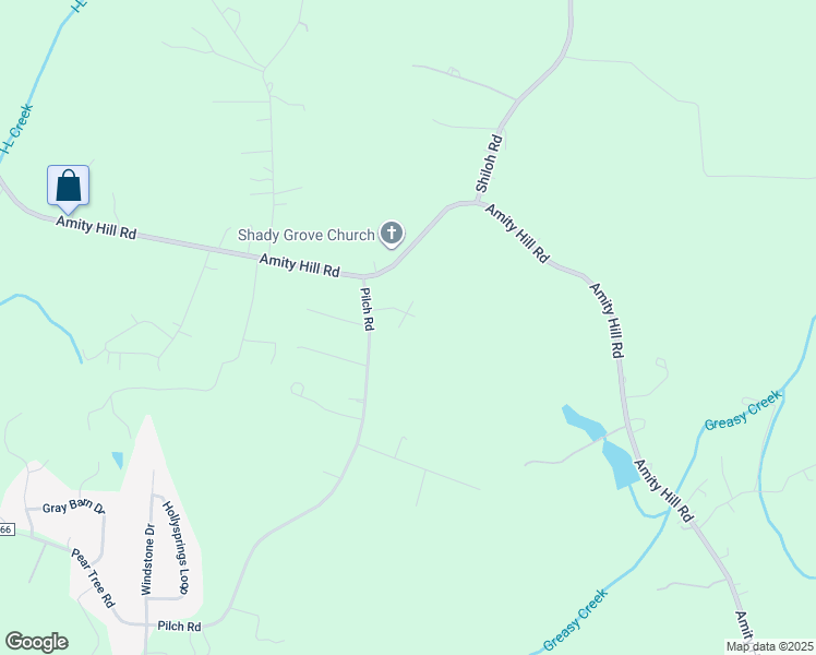 map of restaurants, bars, coffee shops, grocery stores, and more near 125 Apple Tree Lane in Statesville