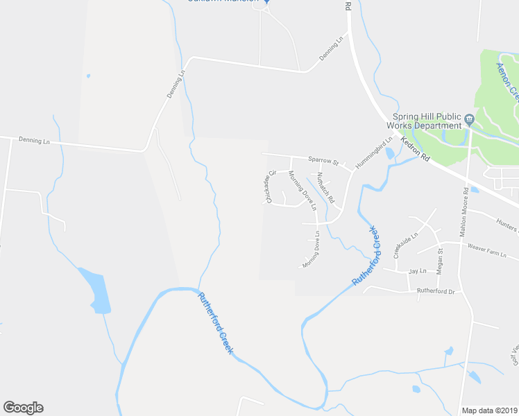 map of restaurants, bars, coffee shops, grocery stores, and more near 2005 Owl Court in Spring Hill