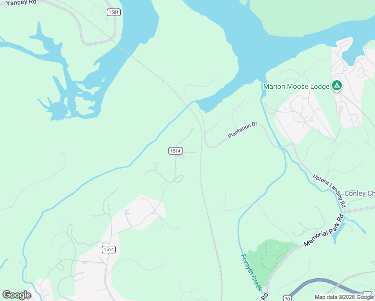 map of restaurants, bars, coffee shops, grocery stores, and more near 94 Ridge Way in Marion