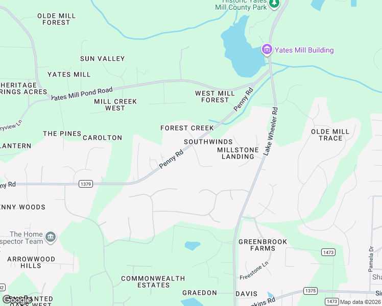 map of restaurants, bars, coffee shops, grocery stores, and more near 4900 Kundinger Court in Raleigh