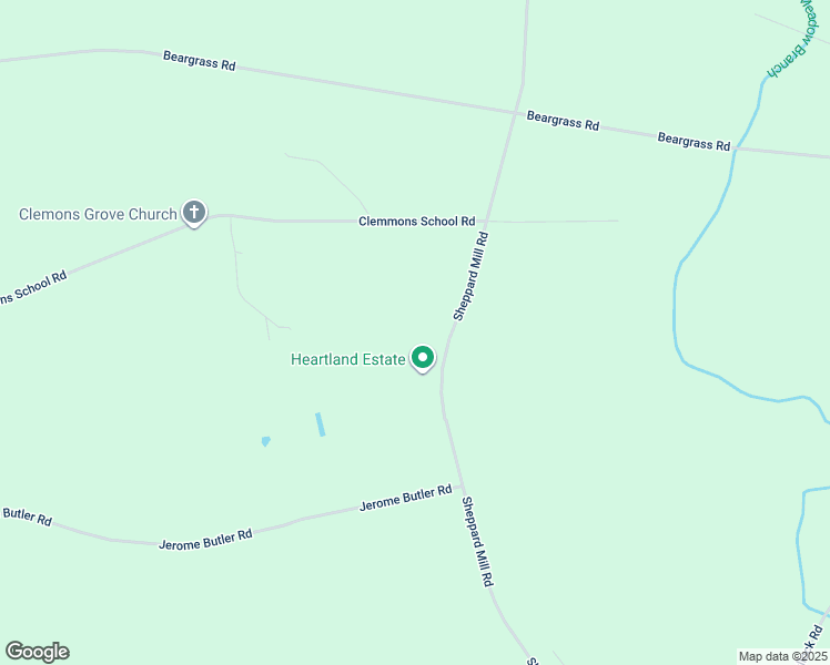 map of restaurants, bars, coffee shops, grocery stores, and more near 3719 Sheppard Mill Road in Stokes