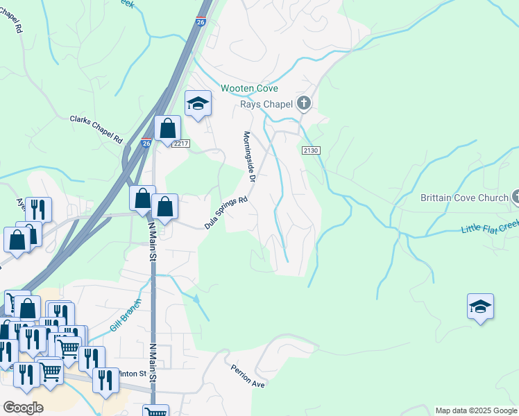 16 Deep Woods Road, Weaverville NC Walk Score