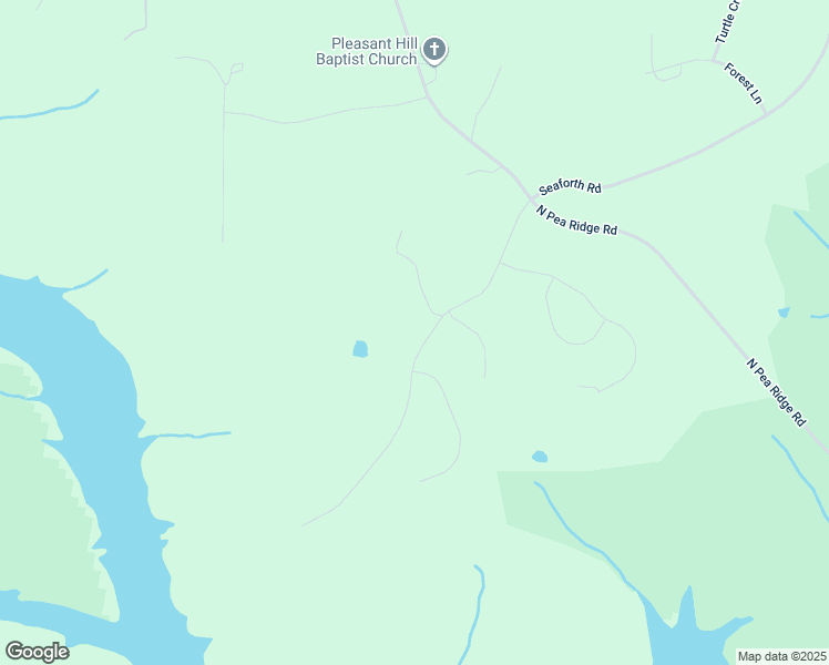 map of restaurants, bars, coffee shops, grocery stores, and more near 2398 Seaforth Road in Pittsboro