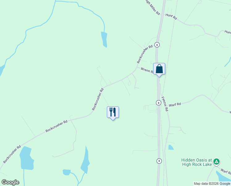 map of restaurants, bars, coffee shops, grocery stores, and more near 625 Rockcrusher Road in Lexington