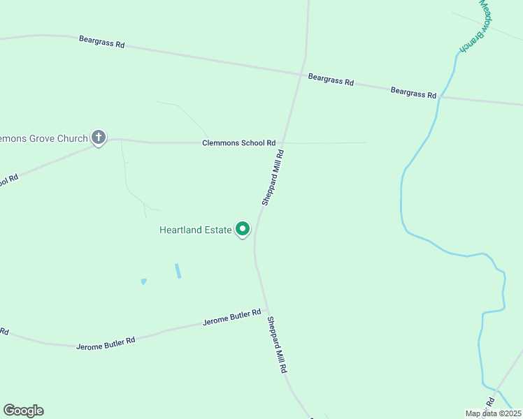 map of restaurants, bars, coffee shops, grocery stores, and more near 3719 Sheppard Mill Road in Stokes