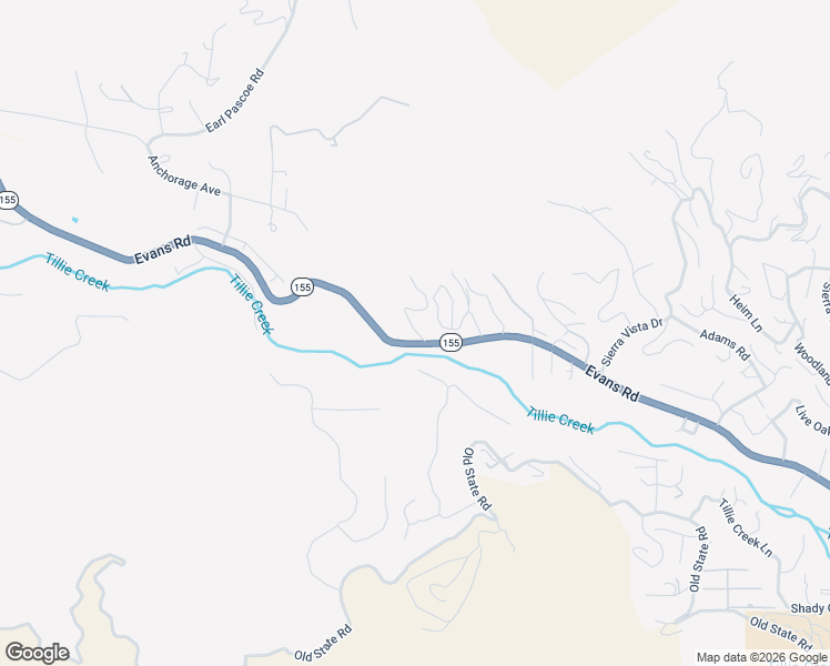 map of restaurants, bars, coffee shops, grocery stores, and more near 1246 Evans Road in Wofford Heights