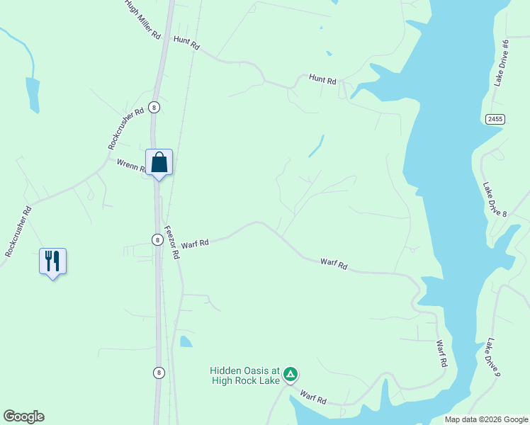 map of restaurants, bars, coffee shops, grocery stores, and more near 457 Warf Road in Lexington