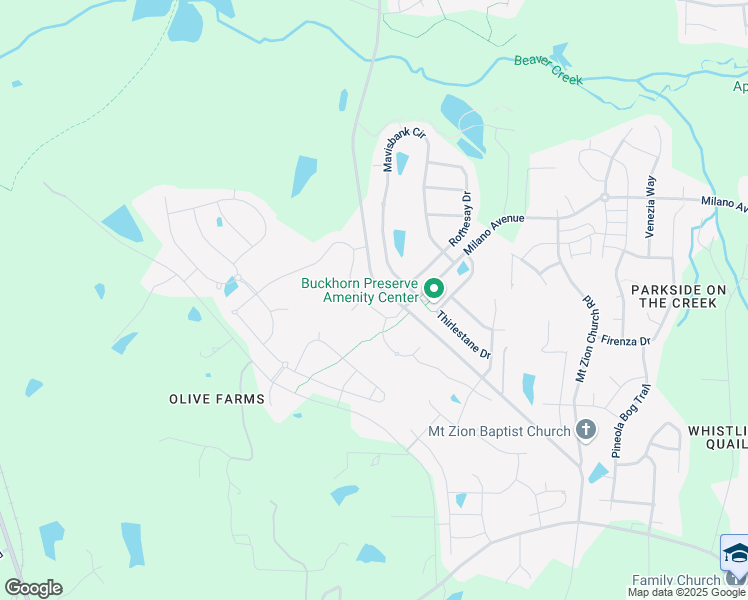 map of restaurants, bars, coffee shops, grocery stores, and more near 3032 Curling Creek Drive in Apex