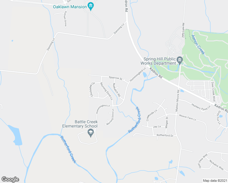 map of restaurants, bars, coffee shops, grocery stores, and more near 4013 Nuthatch Road in Spring Hill