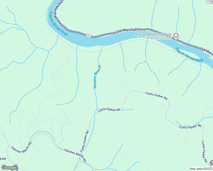 map of restaurants, bars, coffee shops, grocery stores, and more near 101 Spring Drive in Alexander
