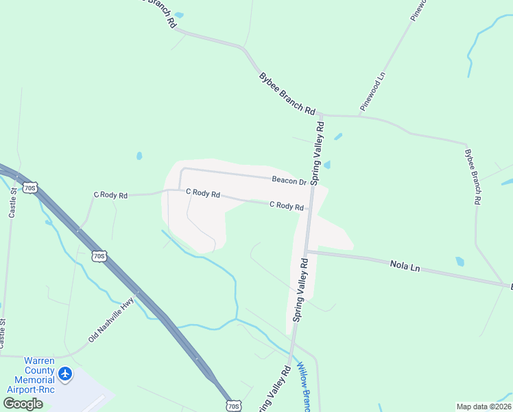 map of restaurants, bars, coffee shops, grocery stores, and more near 755 C Rody Road in McMinnville