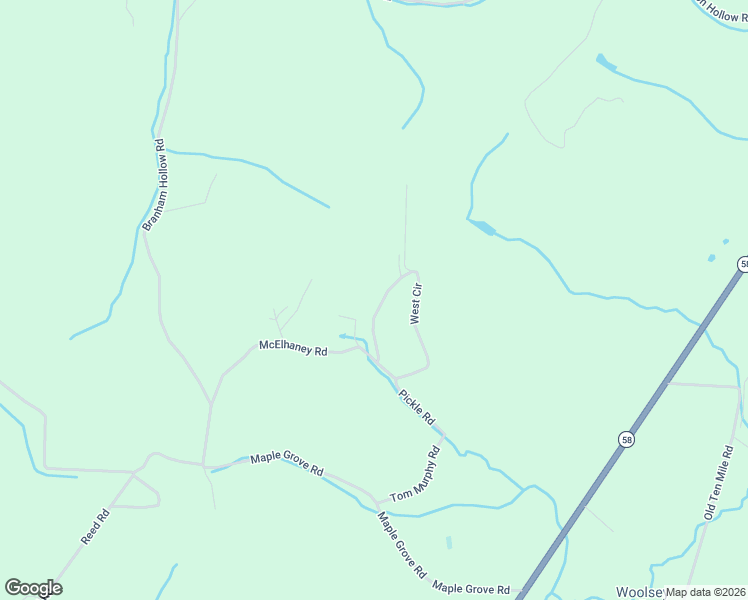 map of restaurants, bars, coffee shops, grocery stores, and more near 510 West Circle in Ten Mile