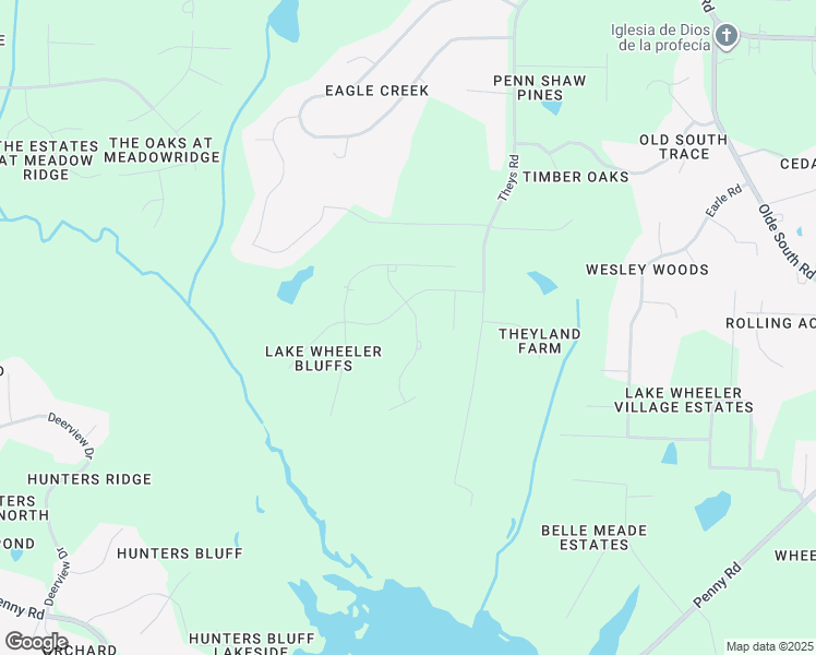 map of restaurants, bars, coffee shops, grocery stores, and more near 2708 Sanctuary Woods Lane in Raleigh