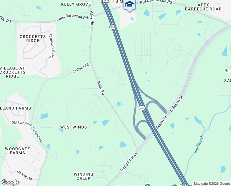 map of restaurants, bars, coffee shops, grocery stores, and more near 1904 Fahey Drive in Apex