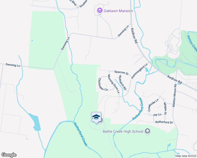 map of restaurants, bars, coffee shops, grocery stores, and more near 6033 Chickadee Circle in Spring Hill