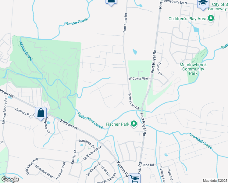 map of restaurants, bars, coffee shops, grocery stores, and more near 4355 Tom Lunn Road in Spring Hill
