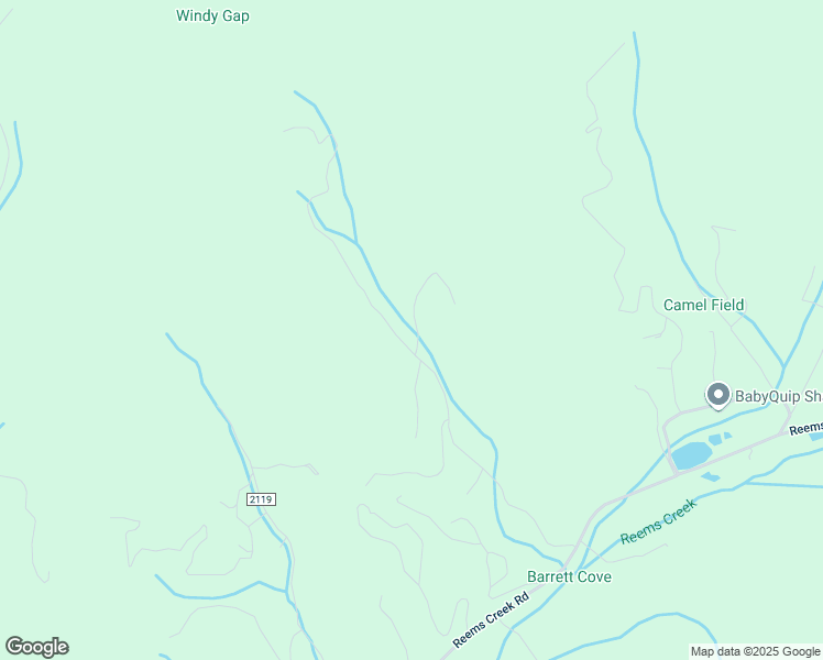 map of restaurants, bars, coffee shops, grocery stores, and more near 18 Hawks Pointe Lane in Weaverville