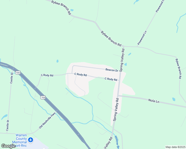map of restaurants, bars, coffee shops, grocery stores, and more near 1101 C Rody Road in McMinnville