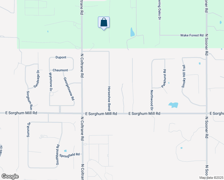 map of restaurants, bars, coffee shops, grocery stores, and more near 5720 Horseshoe Bend in Edmond