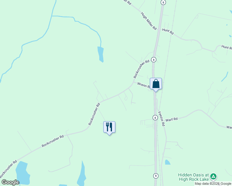 map of restaurants, bars, coffee shops, grocery stores, and more near 560 Rockcrusher Road in Lexington