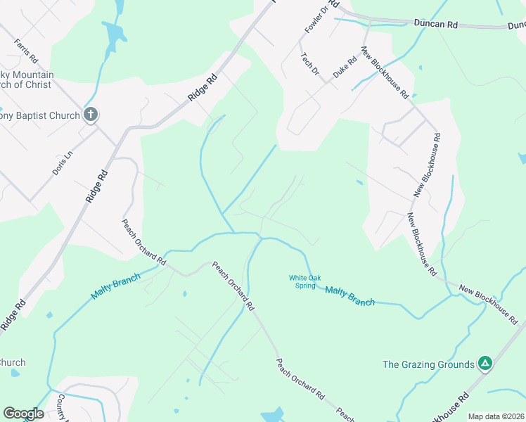 map of restaurants, bars, coffee shops, grocery stores, and more near 528 France Lane in Maryville