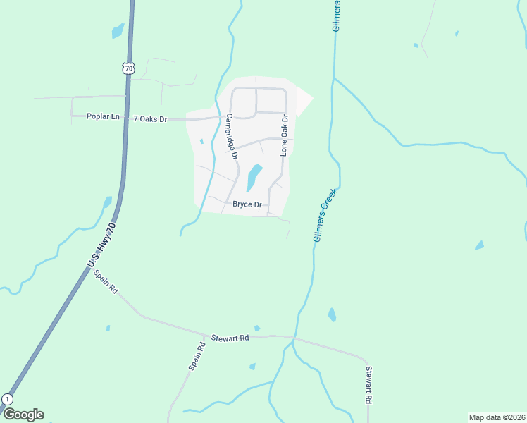 map of restaurants, bars, coffee shops, grocery stores, and more near 88 Bryce Drive in Jackson