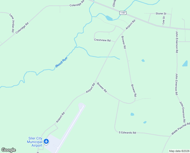 map of restaurants, bars, coffee shops, grocery stores, and more near 678 Airport Road in Siler City