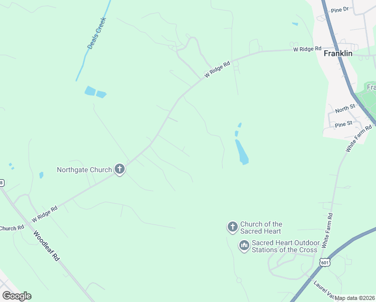 map of restaurants, bars, coffee shops, grocery stores, and more near 110 Rhodes Drive in Salisbury