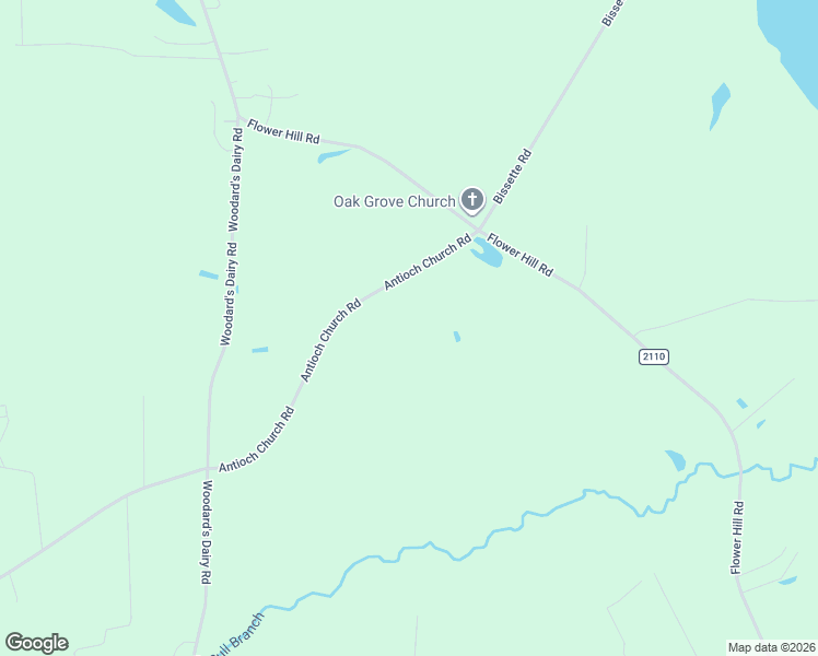 map of restaurants, bars, coffee shops, grocery stores, and more near 7330 Antioch Church Road in Middlesex