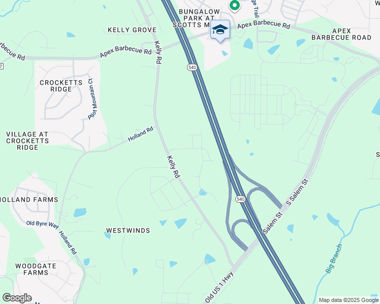 map of restaurants, bars, coffee shops, grocery stores, and more near 2071 Eva Pearl Drive in Apex