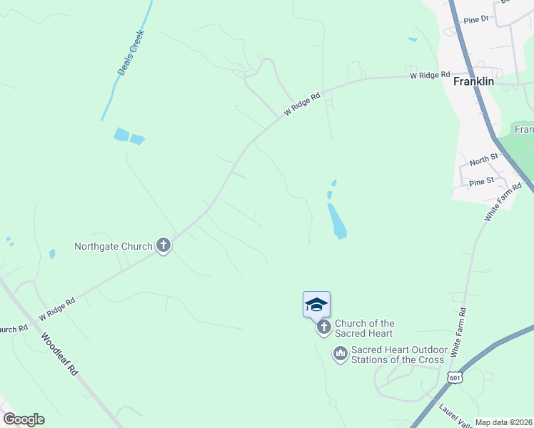 map of restaurants, bars, coffee shops, grocery stores, and more near 110 Rhodes Drive in Salisbury