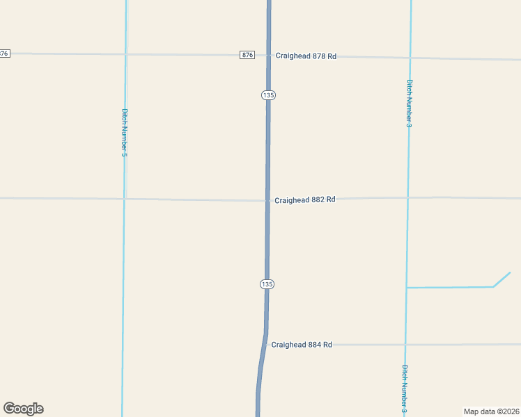 map of restaurants, bars, coffee shops, grocery stores, and more near 9312 Ar 135 Highway in Caraway