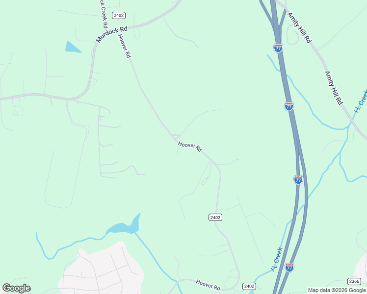 map of restaurants, bars, coffee shops, grocery stores, and more near 282 Hoover Road in Troutman