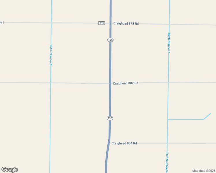 map of restaurants, bars, coffee shops, grocery stores, and more near 9312 Arkansas 135 in Caraway