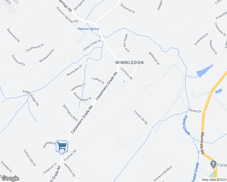 map of restaurants, bars, coffee shops, grocery stores, and more near 2034 Kirkland Boulevard in Maryville