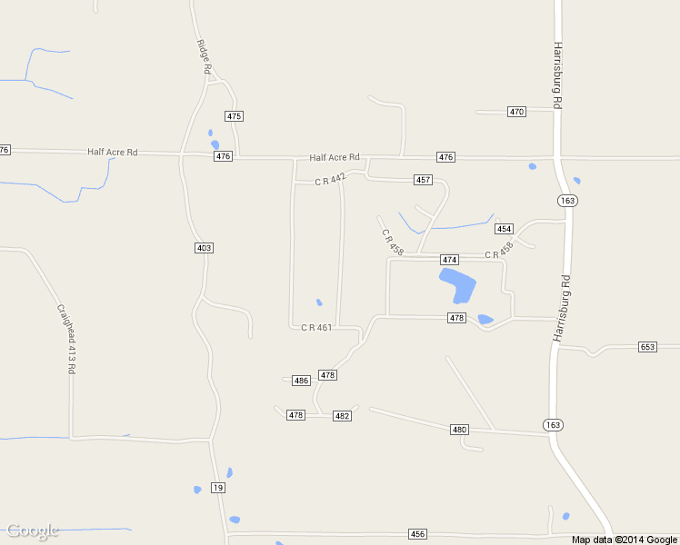 map of restaurants, bars, coffee shops, grocery stores, and more near C R 461 in Jonesboro