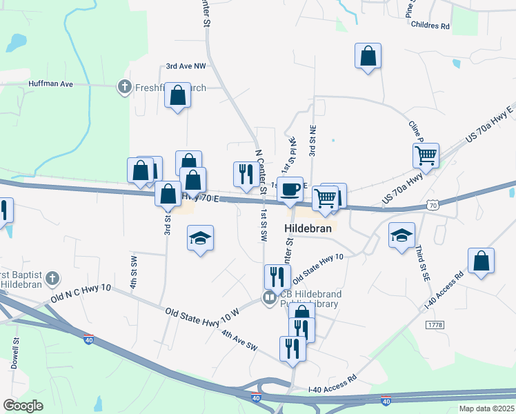 701 U.S. 70, Hildebran NC Walk Score