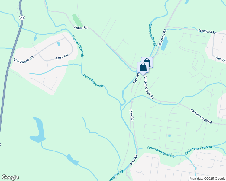 map of restaurants, bars, coffee shops, grocery stores, and more near 3027 Butler Road in Columbia