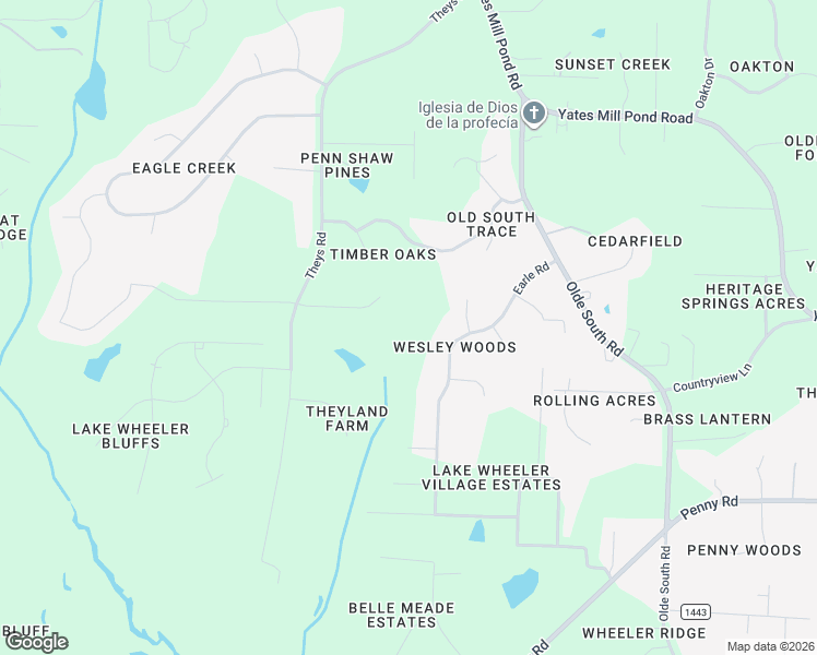 map of restaurants, bars, coffee shops, grocery stores, and more near 4905 Timber Oaks Drive in Raleigh
